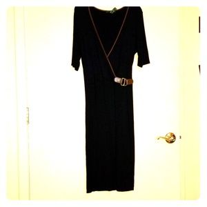 3/4 sleeve cotton dress